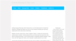 Desktop Screenshot of guerdamassagetherapy.com